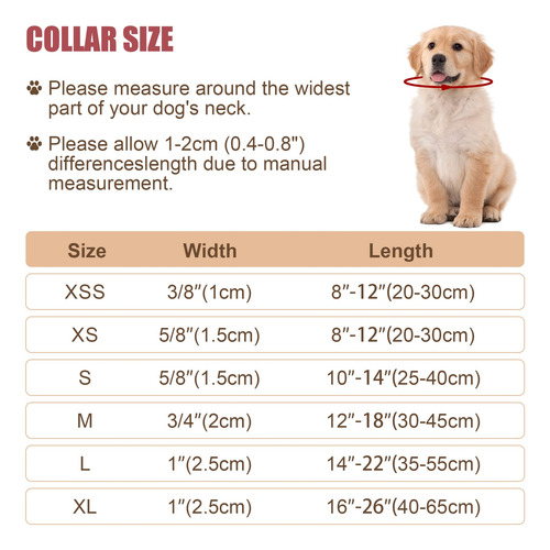 Collar Para Perros Con Hebilla Ajustable De Nailon Reflectan