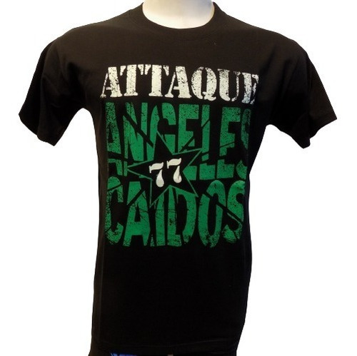 Remeras De Attaque 77 Angeles Caídos Rockería Que Sea Rock 