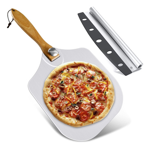 Pala Para Pizza Extra Grande De Aluminio De 12 X 14 PuLG Bbp