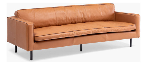 Sofa 3c Sinatra Cuero Cognac Form