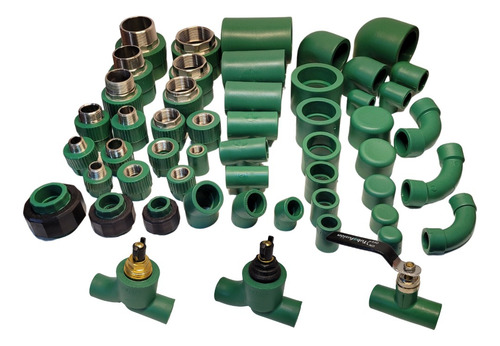 Caño 50 X4 Metros Pn12 Af Termofusion Verde Agua Tubofusion