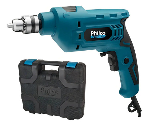 Furadeira Philco Force 650W 2800RPM com Maleta PFU01M