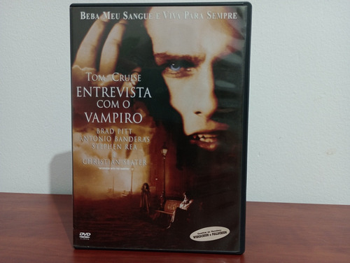 Dvd Entrevista Com O Vampiro Tom Cruise Brad Pitt Ótimo (Usado)