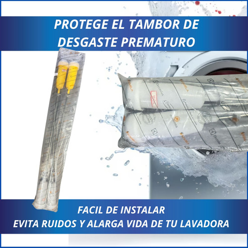 Amortiguadores Lavadora Fensa Mademsa 13 A 15 Kg Kit 4 Unid
