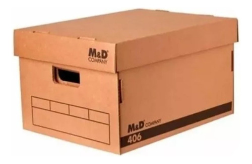Caja Archivo M&d 406 Americana Alta Reforzada X10 U
