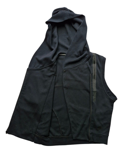 Chaleco Deportivo Capucha Negro Hombre Nike M (Usado)