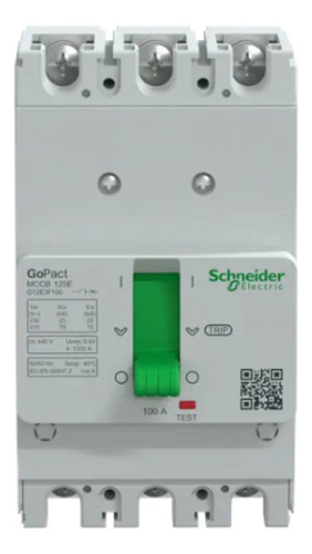 Disjuntor Tripolar 100a Caixa Moldada - Eletric Schneider