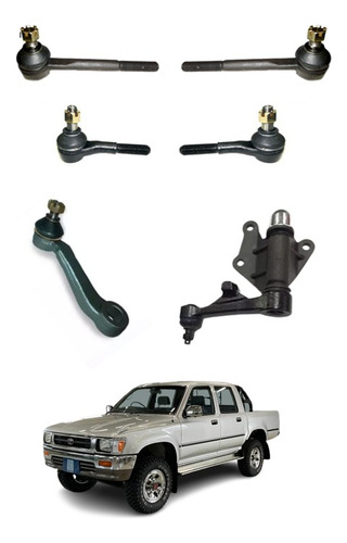 Kit Extremos Largos+ Cortos+ Braz. Aux.+ Pitman Hilux 2001