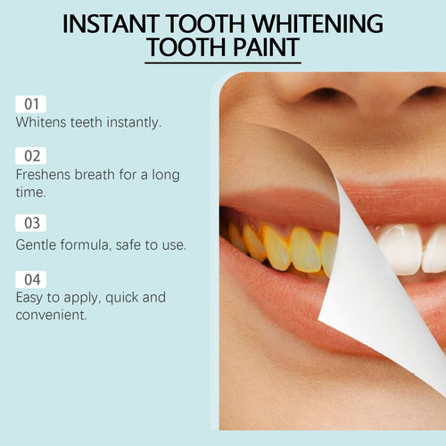 W Teeth Brights Whites Paint Cleaning Stains Teeth Brig 6011