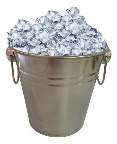 Cubetas Hielo Hielera Con Asas Hielera Acero Inoxidable 18cm