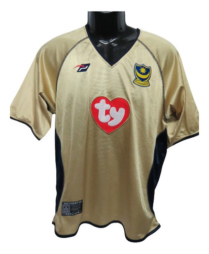 Camiseta De Fútbol Portsmouth Fc  Talla S Color Dorado
