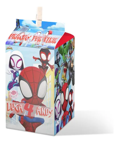 comprar Spidey Cajas Souvenirs 20x9cm X10 Personalizadas