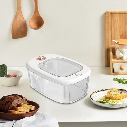 Dispensador De Caja De Arroz Transparente Gran Capacidad S