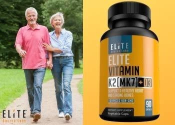 Suplemento De Vitamina K2 (mk7) Con D3 - Complejo Potente De