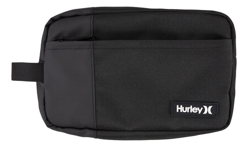 Hurley Kit Dopp Para Niños, Negro Ripstop, Kit Dopp