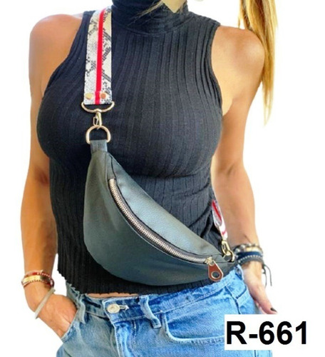 Riñoneras Mujer Cuero Eco. Reptil Diseños Propios!!