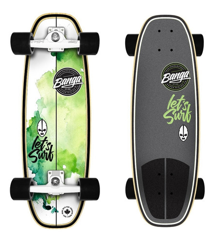 Surfskate Wave Banga, 100% Maple Canadiense - Simulador Surf