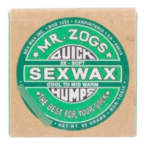 Parafina Wax Quick Humps 3x Verde / Fria