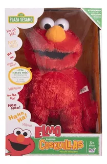 Peluche Elmo Cosquillas Interactivo Plaza Sésamo 33cm