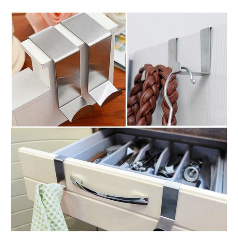 12pcs Ganchos Para Colgar Puerta Ganchos Para Colgar Forma Z