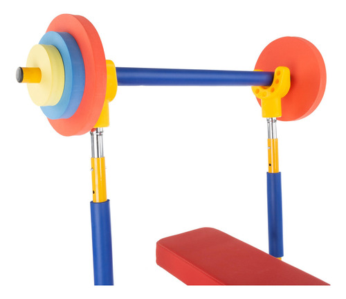 Hey! Play! Juego De Banco De Pesas Para Niños Gimnasio Para