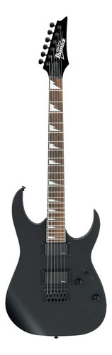 Guitarra elétrica Ibanez RG GIO GRG121DX soloist de  choupo black flat com diapasão de amaranto