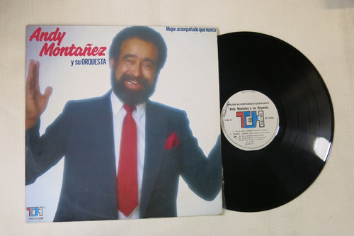 Vinyl Vinilo Lp Acetato Andy Montañez Mejor Complacido Que 