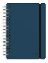 Comprar Agenda 2025 Semanal A5 Vacavaliente Cuero Reciclado Portada Azul Majolica Semanal A5 Studio