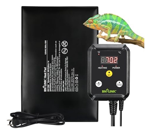 Almohadilla Térmica Para Reptiles De 8 X12 Con Termostato D