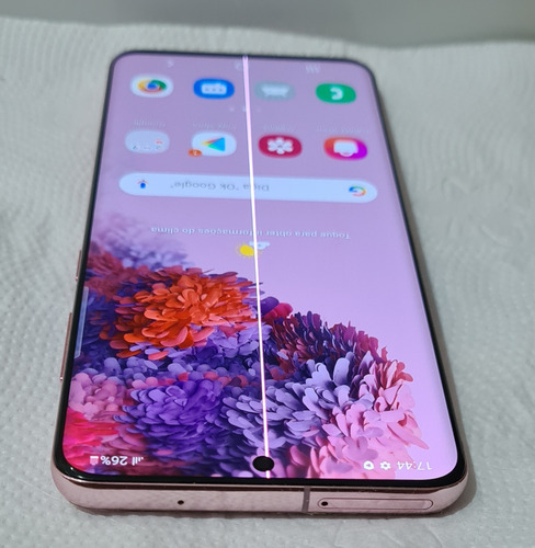 Samsung Galaxy S20 (normal) 128gb (com Linha Vertical) Rosa