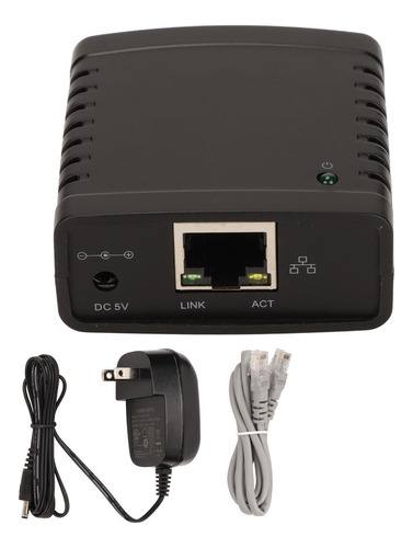 Servidor De Impressão Usb Tcp Ip Lpr 10mbps 100mbps Standard
