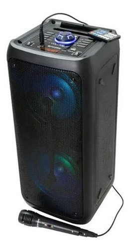 Parlante Karaoke Monster Audio 849bk 7000w Rgb Doble 6  Fj