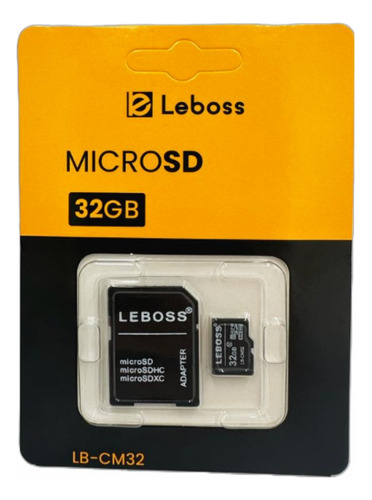 Cartão De Memória Micro Sd, 32gb Leboss Lb-cm32