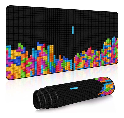 Mousepad Gamer Tetris Xxl 90x40 Cm Antideslizante 