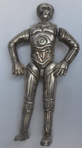 2 Figuras Star Wars Robot C-3po Y R2-d2 En Plata 925 (Usado)