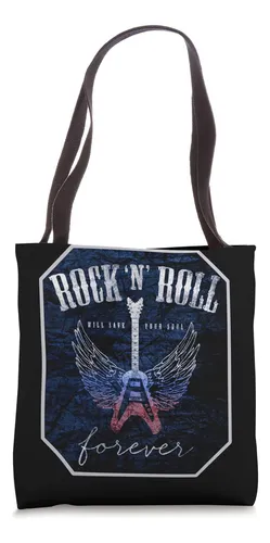 Rock N Roll Para Siempre Bolsa De Tela