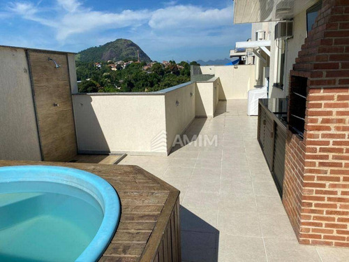 Imagem 15 de 26 de Cobertura Com 2 Dormitórios À Venda, 120 M² - Badu - Niterói/rj - Co0415