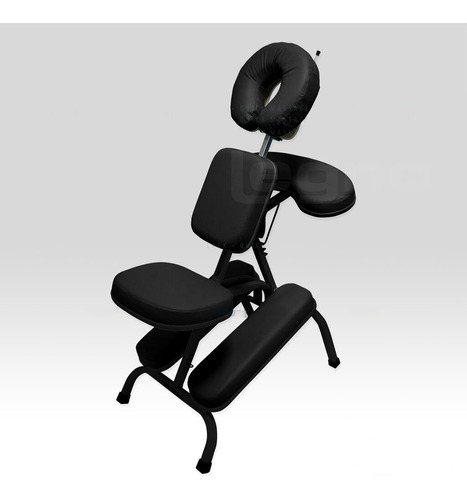 Cadeira Quick Massage Shiatsu Legno Portátil Dobrável, Black