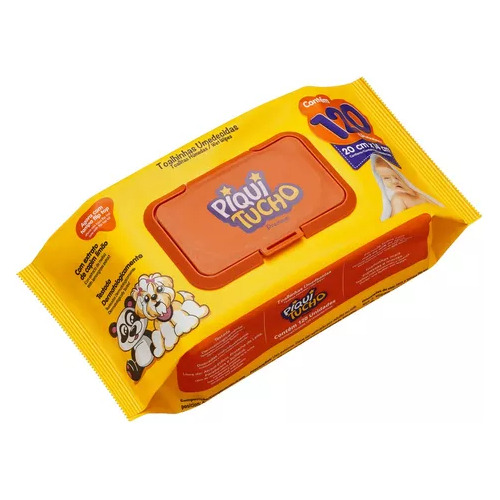 Kit C/3 Toalhas Umedecidas Piquitucho Premium 120 Un