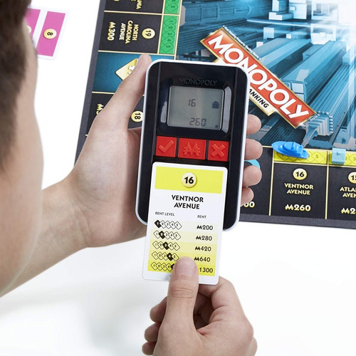 Monopoly Banco Electrónico Hasbro Juego De Mesa