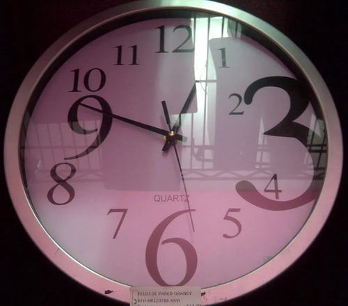 Imagen 1 de 1 de Reloj Pared Grande Redondo Pq 1043 Xavi