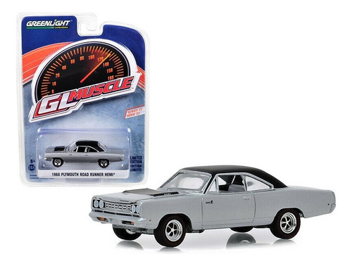 Plymouth Road Runner 1968 Hemi Buffed - Greenlight 1/64