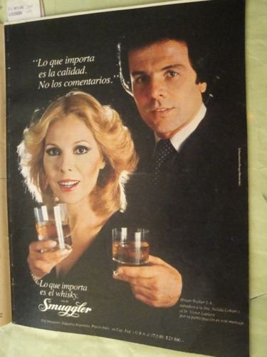Publicidad Nelida Lobato Y Victor Laplace Año 1980