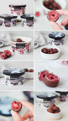 Frambuesas Bañadas En Chocolates Por Pack De 6 Unidades
