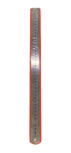 Regla Metálica 40cm Snauzer Pie  Metalico  Tl14033
