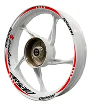 Comprar Calcomanias Stickers Rines Blancos Pulsar Rs200 Reflejante