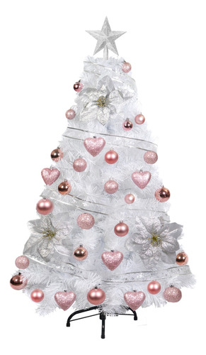 Árbol De Navidad Canadian Blanco 1,20 Kit 36 Pzas - Sheshu