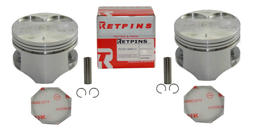 2 Kit Pistão E Anel Honda Cb 500 Std Marca: Retpins