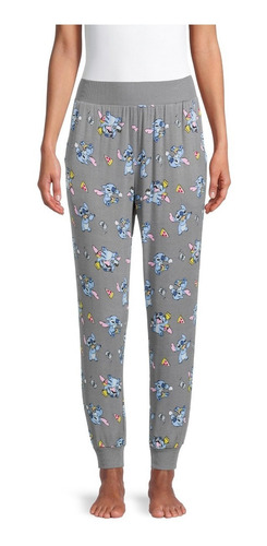 Pantalones Para Dormir Mujer Original Disney Stitch Talla M