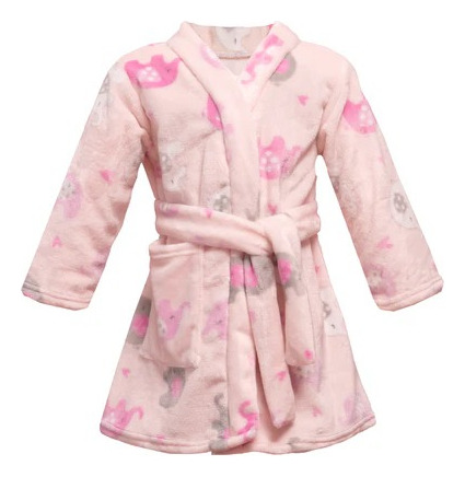 Bata De Niño Y Niña Suave. Talla 1 A 6. Varios Diseños.